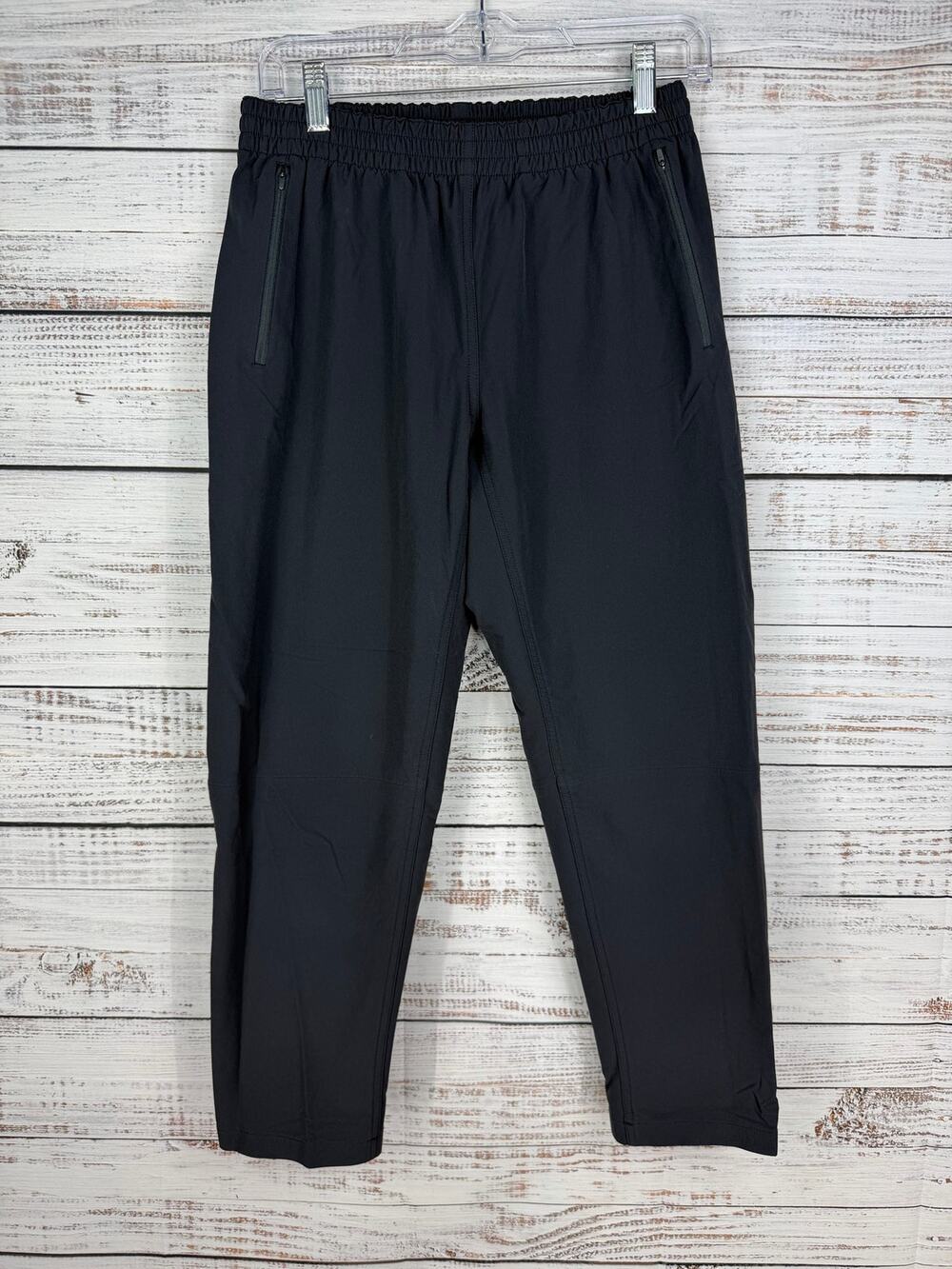 Outdoor Voices Black Tapered Pants Workout Gym Hiking Athleisure Small Pull On